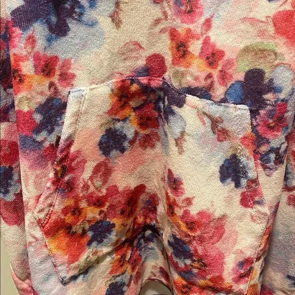 Johnny Was Floral Swim Coverup - Pink, Red, Blue - Picture 5 of 7